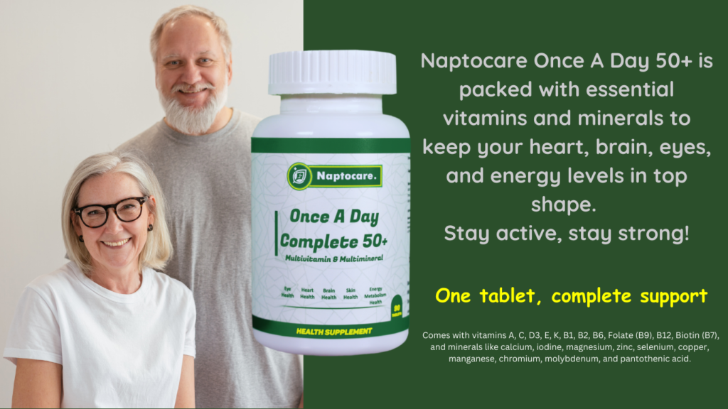 Naptocare one a day complete 50+ Multivitamin description